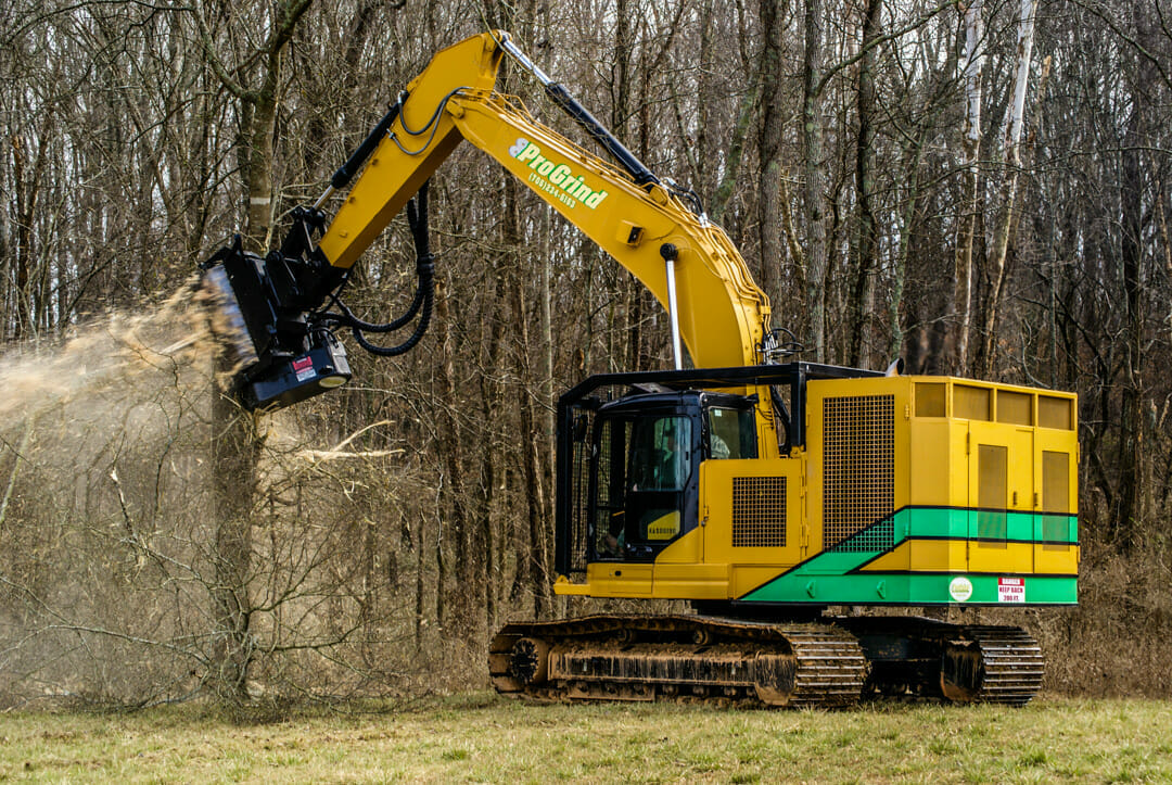 Excavator Attachments For Tree Stump Grinding Progrind System LLC